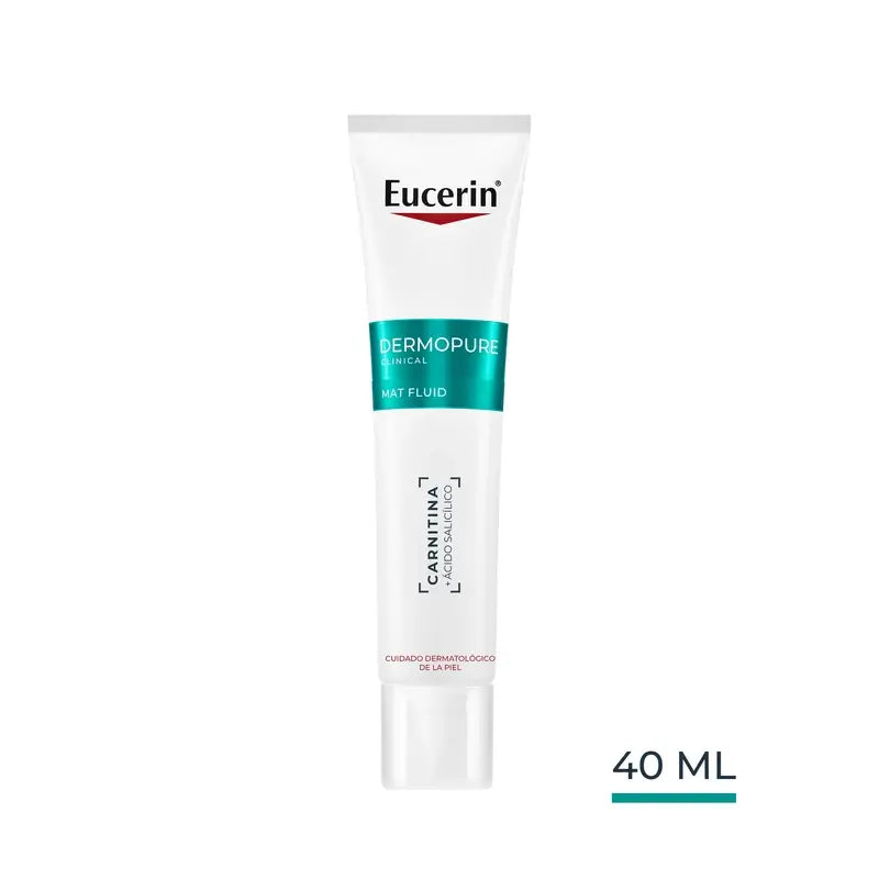 Eucerin Dermopure Fluido Facial Hidratante Matificante, 50 ml