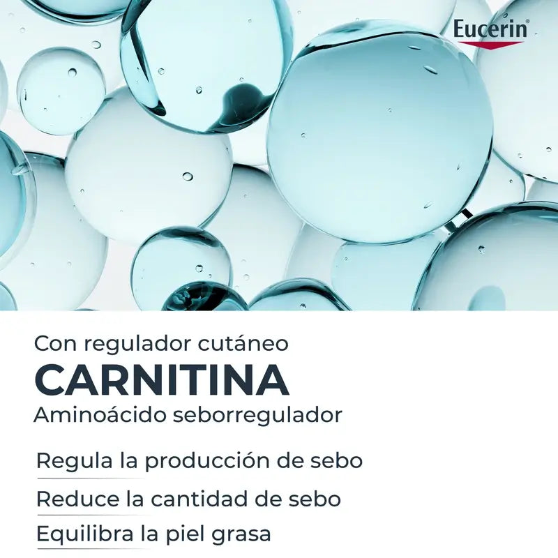 Eucerin Dermopure Fluido Facial Hidratante Matificante, 50 ml