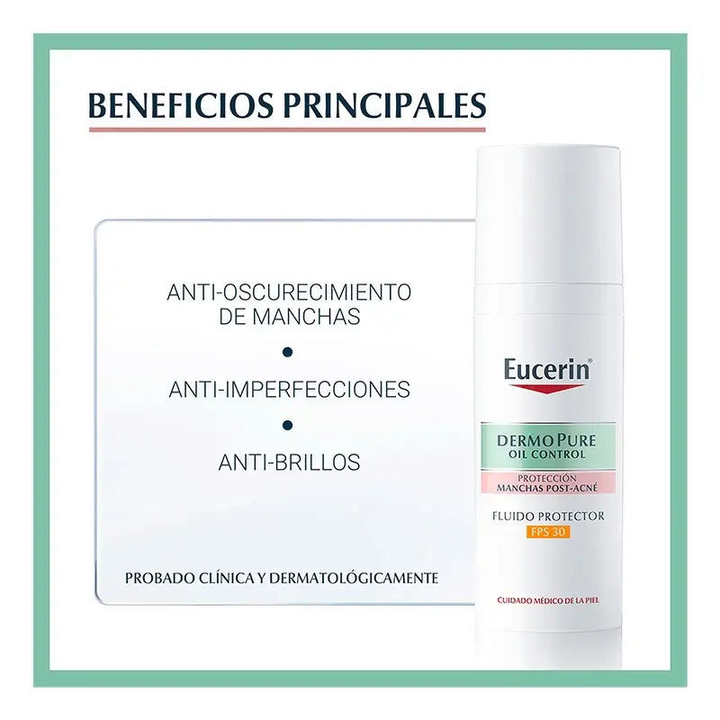 Eucerin Dermopure Oil Control Fluido Protector SPF30, 50 ml