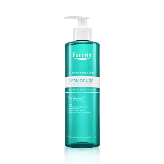 Eucerin Dermopure Oil Control Gel Limpiador Facial, 200 ml
