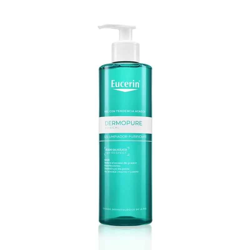 Eucerin Dermopure Gel Limpiador, 400 ml