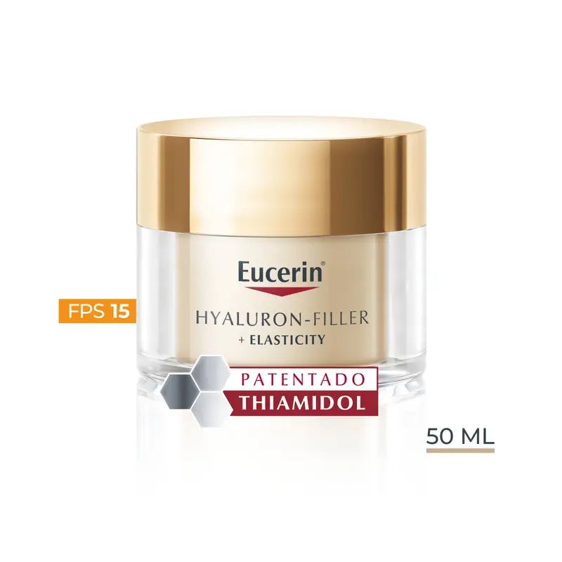 Eucerin Hyaluron Filler + Elasticity Día SPF 15, 50 ml