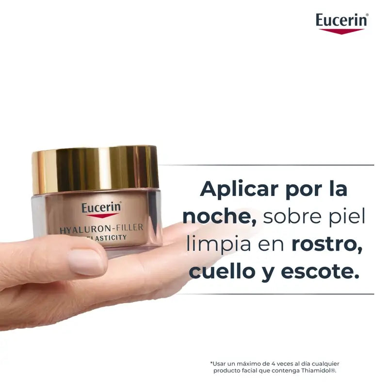 Eucerin Hyaluron Filler + Elasticity Crema de Noche con Ácido Hialurónico 50 ml