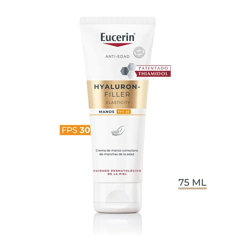 Eucerin Hyaluron Filler Elasticity Crema Manos, 75 ml