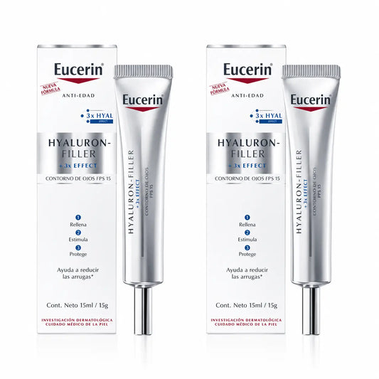 Eucerin Hyaluron Filler Contorno De Ojos, 15 Ml , pack 2