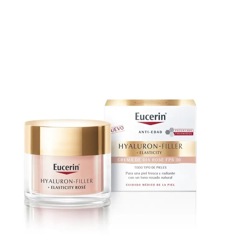 Eucerin Hyaluron Filler + Elasticity Rosé Crema Día FPS30 50 ml