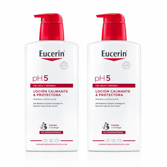 Eucerin Loción Ph5, 1000 Ml , pack 2