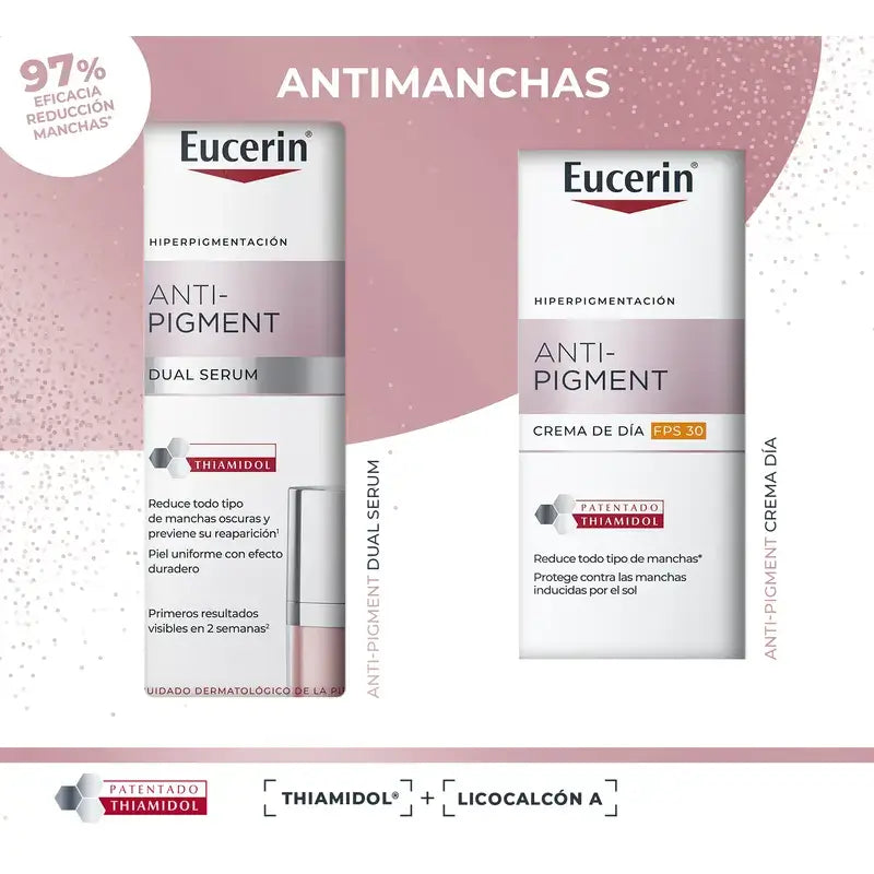 Eucerin Pack Anti-Pigment Dual Serum 30Ml + Crema De Día Fps 30 50Ml
