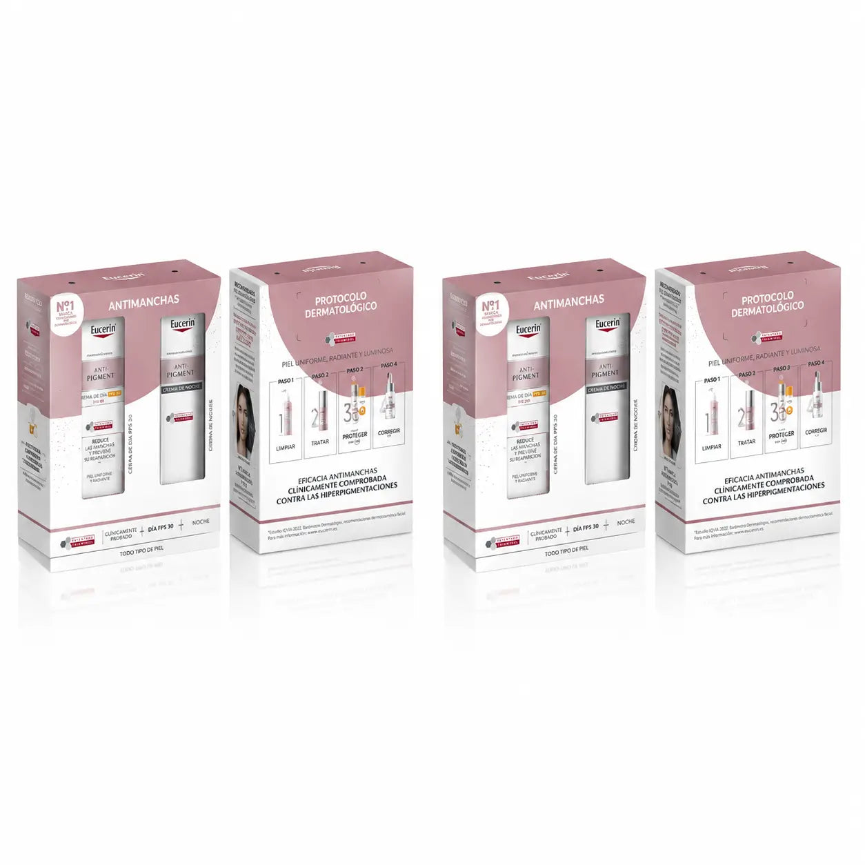 Eucerin Pack Anti-Pigment Dual Serum 30Ml + Crema De Día Fps 30 50Ml , pack 2