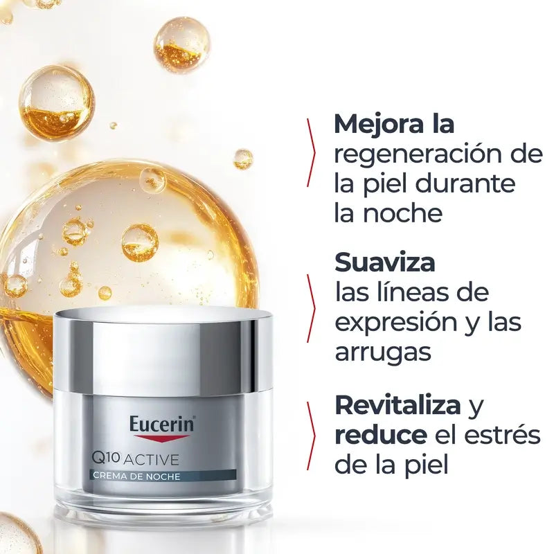 Eucerin Q10 Active Crema Noche, 50 ml