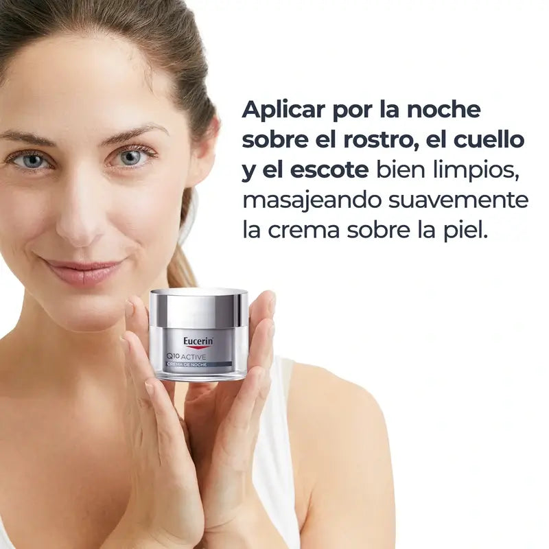 Eucerin Q10 Active Crema Noche, 50 ml