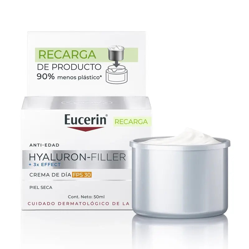 Eucerin Refill Crema De Día Spf30 Hyaluron Filler , 50 ml