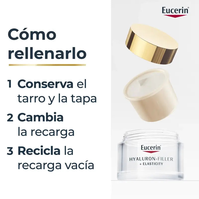 Eucerin Refill Crema De Día Spf30 Hyaluron Filler Elasticity , 50 ml