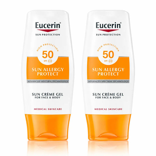 Eucerin Solar Gel Creme Allergy, 150 Ml , pack 2
