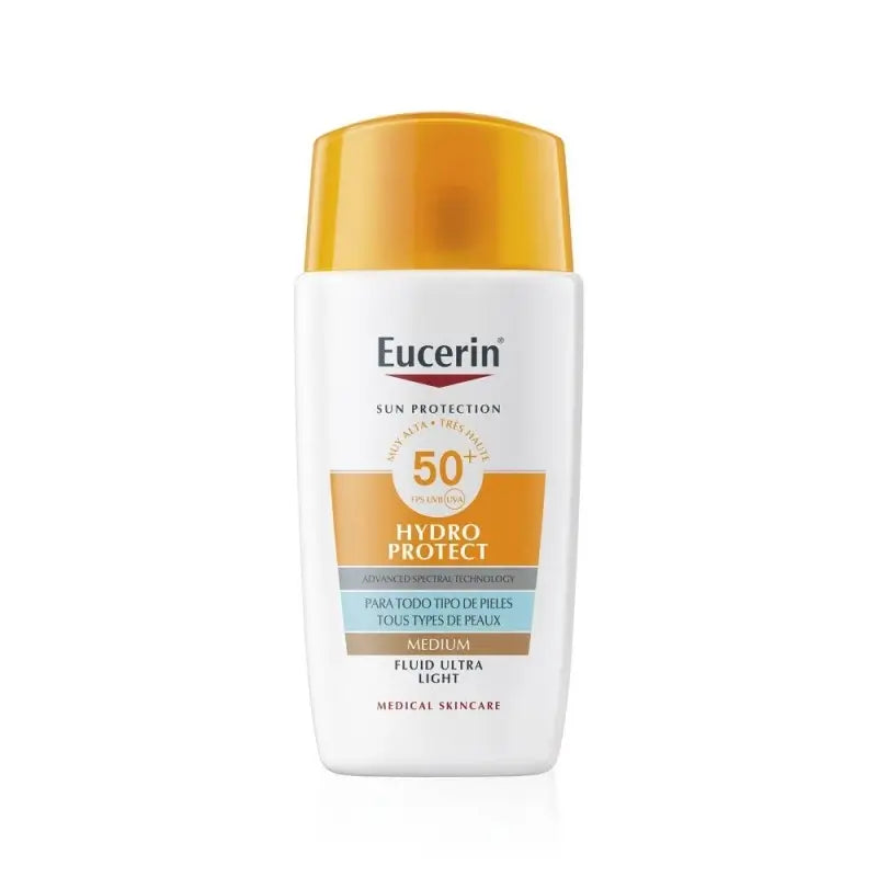 Eucerin Sun Face Hydro Protect Fluid FPS50+Tinted Medio, 50 ml