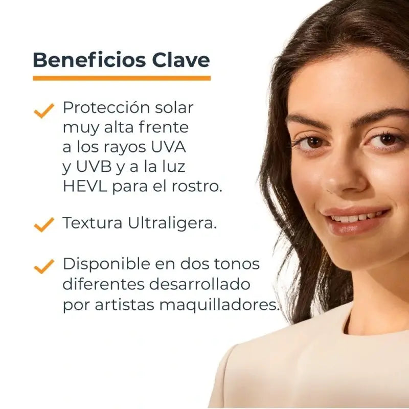 Eucerin Sun Face Hydro Protect Fluid FPS50+Tinted Medio, 50 ml