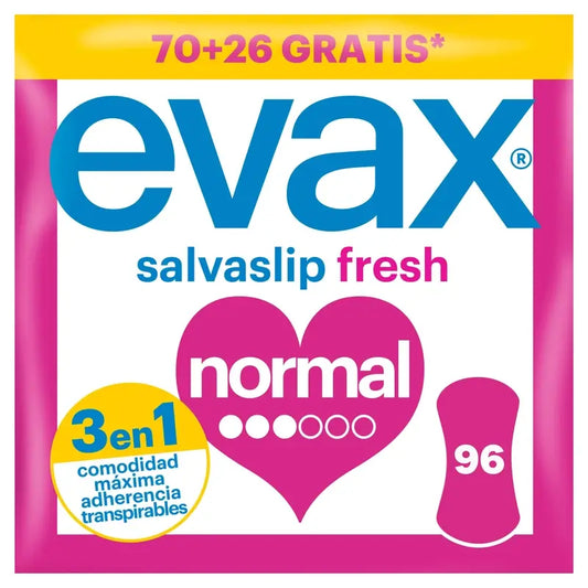 Evax Normal, Sistema No Olor, 96 Unidades salvaslip