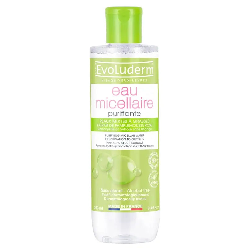Evoluderm Agua Micelar Pieles Combinadas, 250 ml