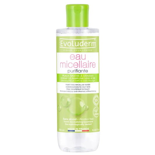 Evoluderm Agua Micelar Pieles Combinadas, 250 ml