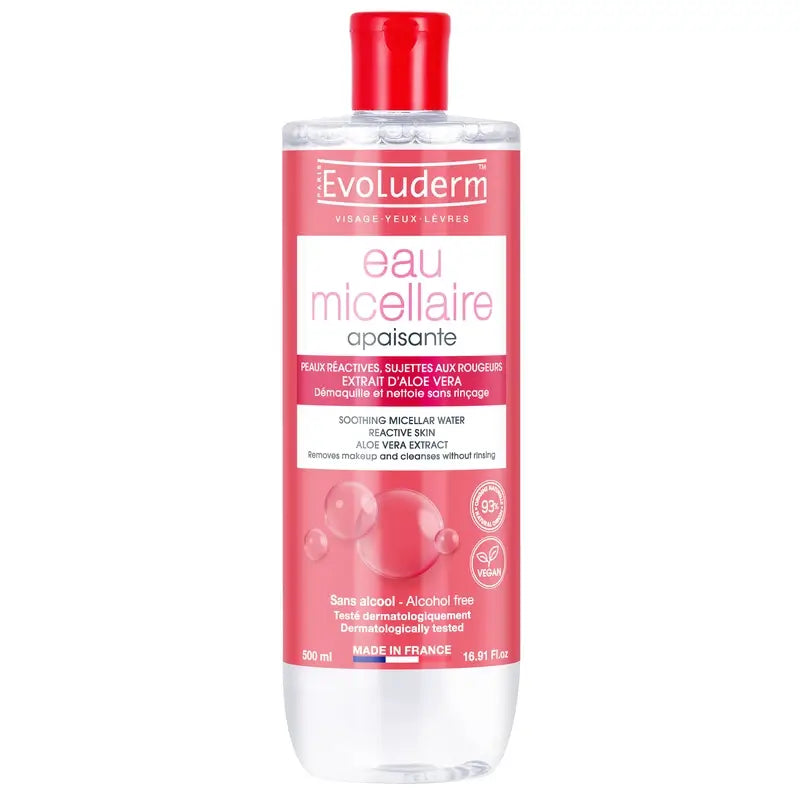 Evoluderm Agua Micelar Pieles Reactivas, 500 ml
