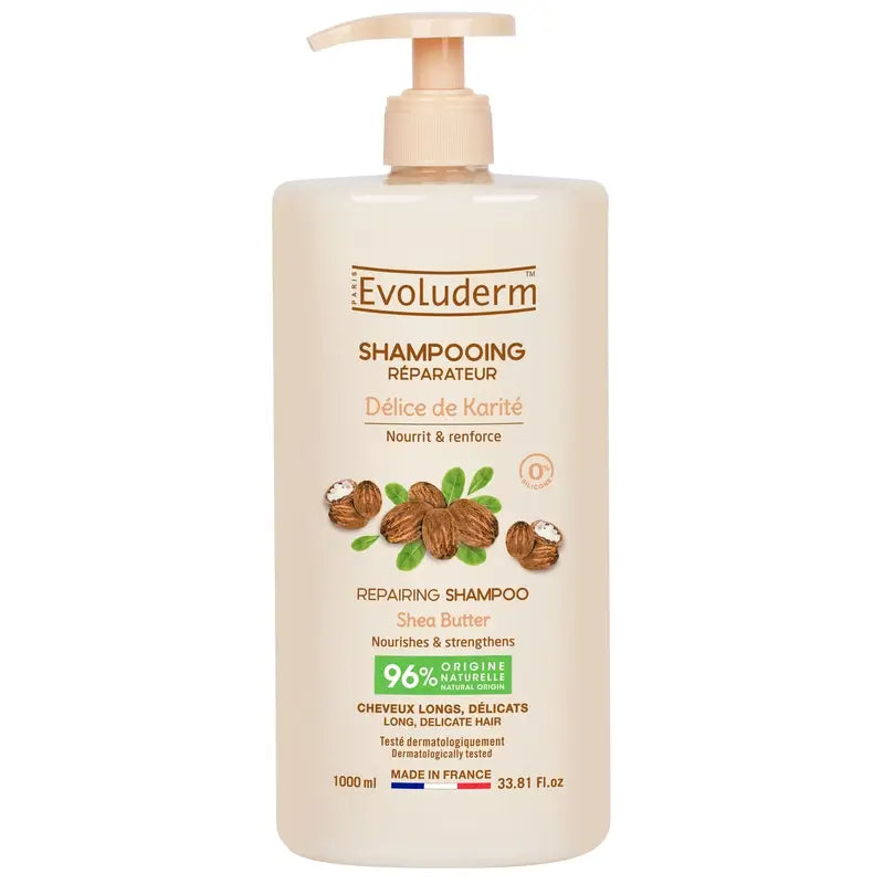 Evoluderm Champú Manteca De Karité, 1000 ml