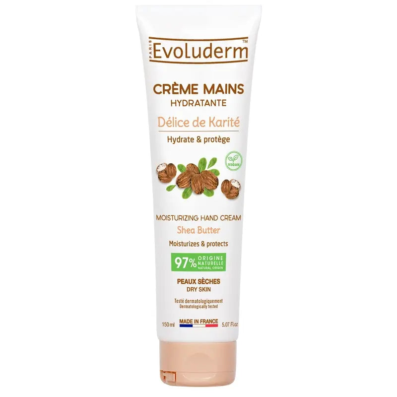 Evoluderm Crema De Manos Manteca De Karité, 150 ml