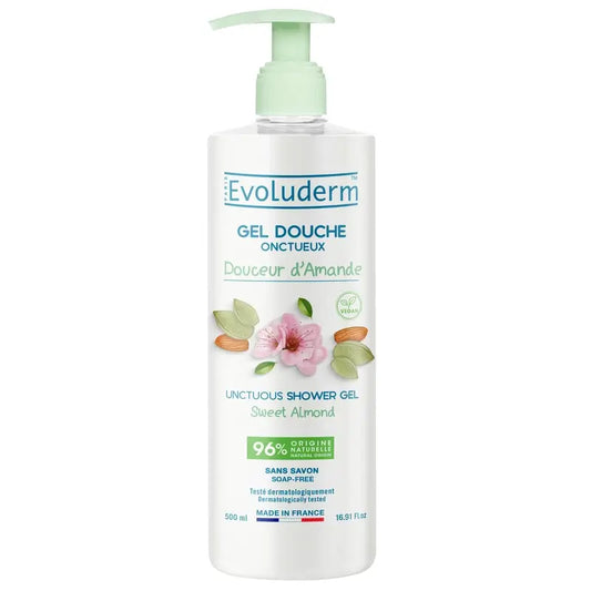 Evoluderm Gel De Ducha Almendra Dulce, 500 ml