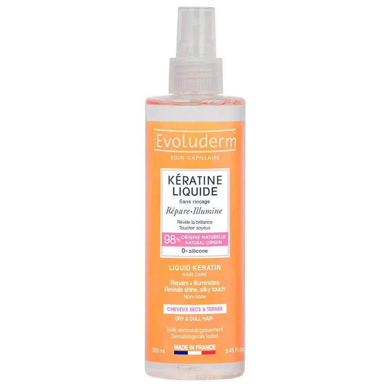 Evoluderm Laca Seca Con Queratina - Queratina, 250 ml