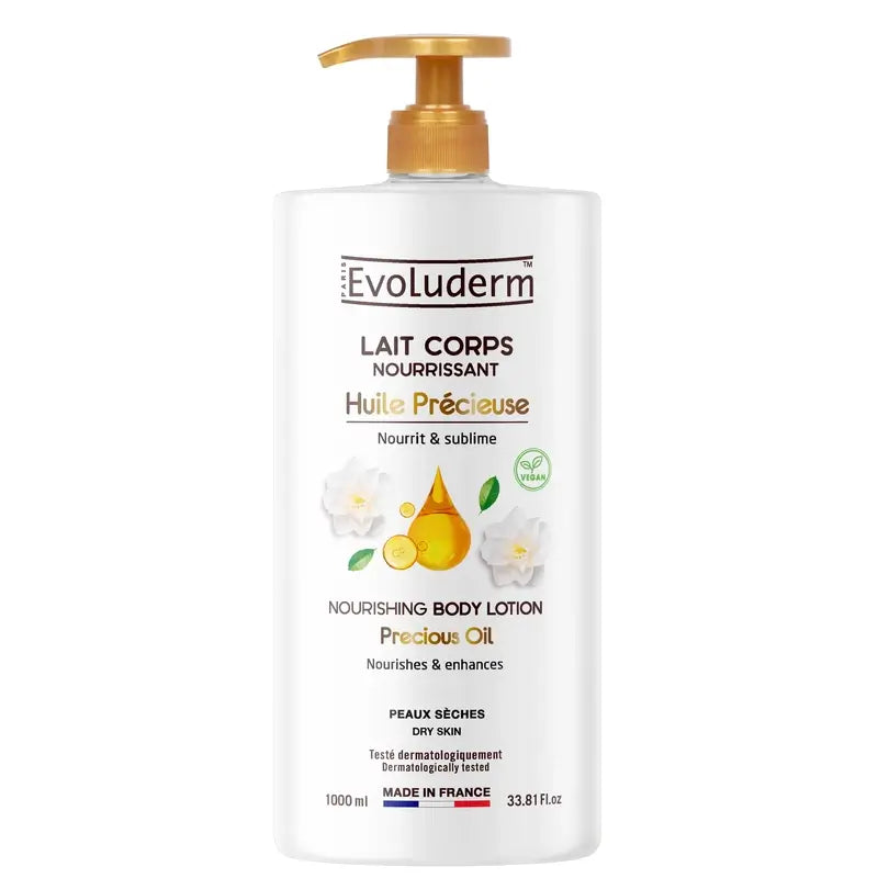 Evoluderm Loción Corporal Aceite Precious, 1000 ml