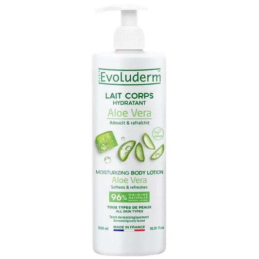 Evoluderm Loción Corporal Aloe Vera, 500 ml