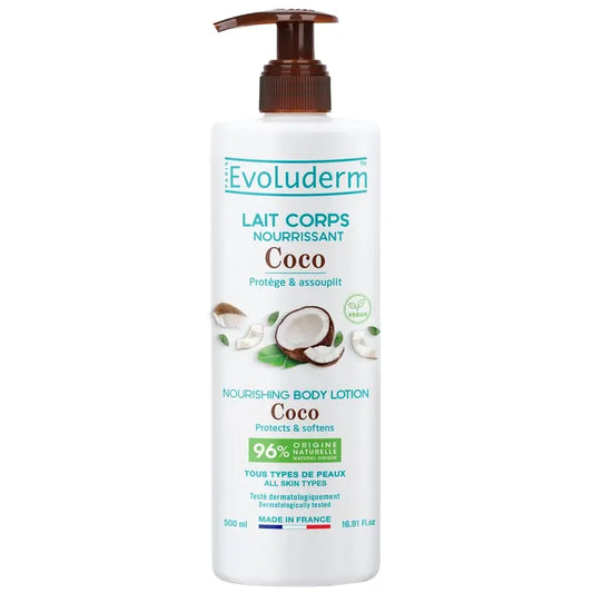 Evoluderm Loción Corporal Coco, 500 ml
