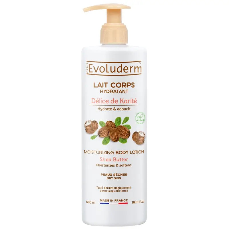 Evoluderm Loción Corporal Crema De Karité, 500 ml