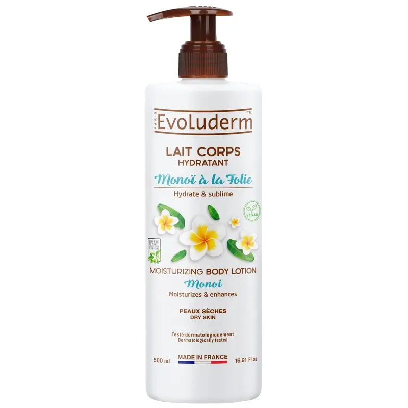 Evoluderm Loción Corporal Monoi, 500 ml