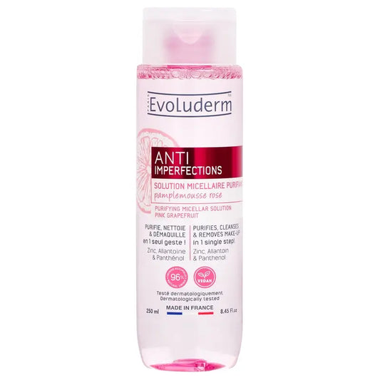 Evoluderm Loción Purificadora Micelar, 250 ml