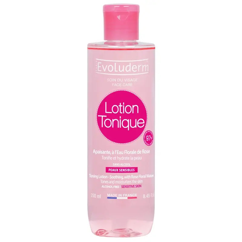 Evoluderm Loción Tonificante Para Pieles Sensibles, 250 ml