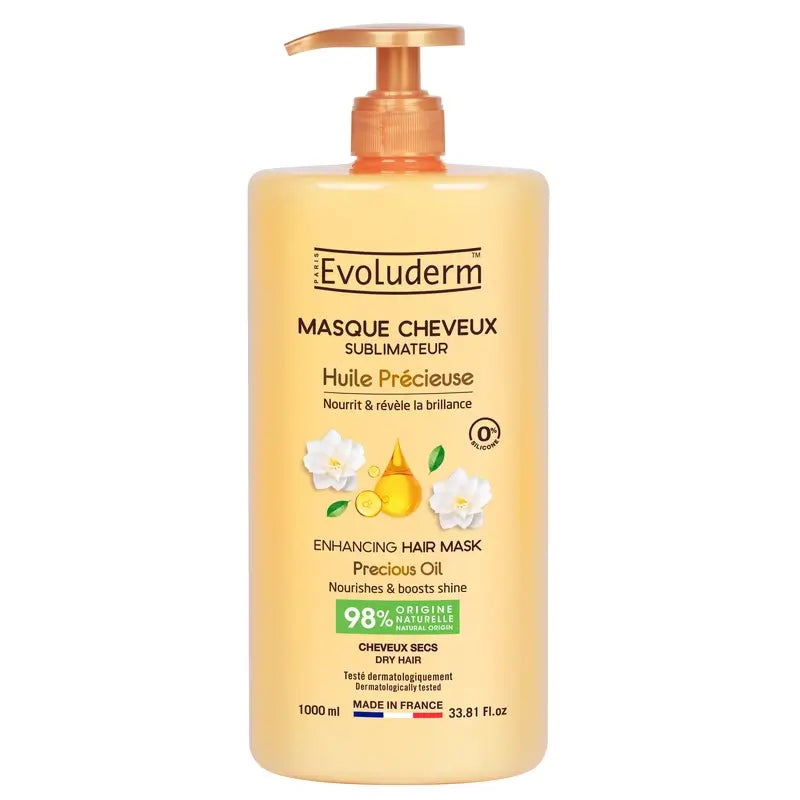 Evoluderm Máscara Capilar Nutritivo Precious, 1000 ml