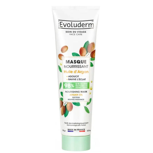 Evoluderm Mascarilla Facial Nutritiva Aceite De Argán - Argán, 150 g
