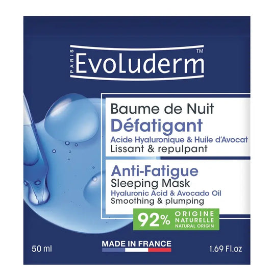 Evoluderm Mascarilla Para Dormir Antifatiga, 50 ml
