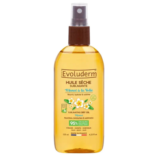 Evoluderm Monoi A La Folie De Aceite Seco, 125 ml