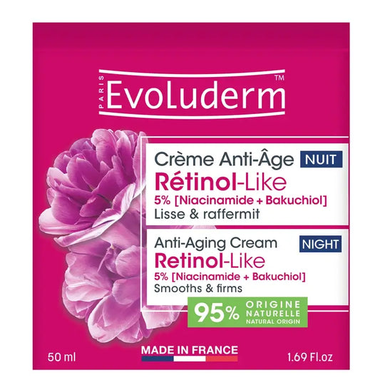 Evoluderm Noche De Crema Anti-Edad, 50 ml