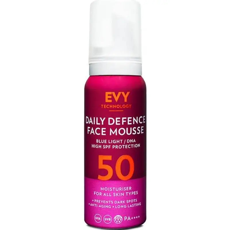 Evy Daily Defense Face Mousse SPF 50, 75 ml
