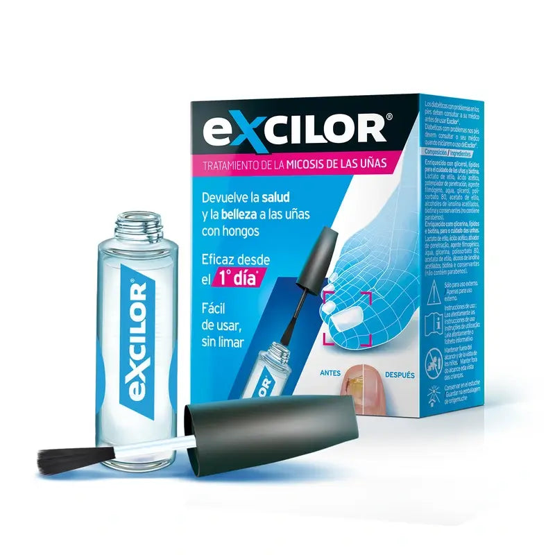Excilor Esmalte Tratamiento de la Micosis de las Uñas, 3,3 ml