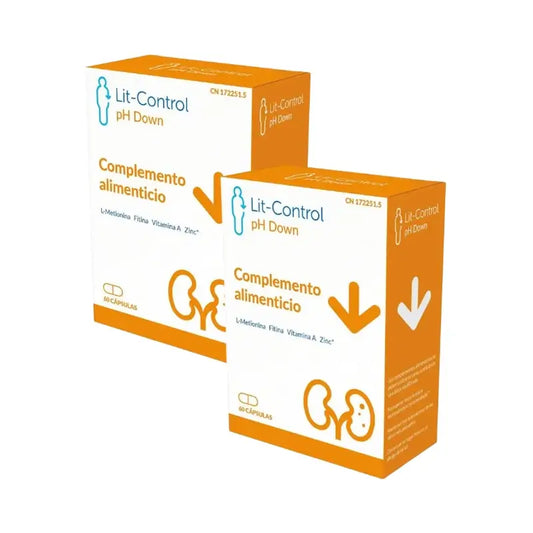 Exeltis Hc Lit-Control Ph Down, Pack 2x60 Cápsulas