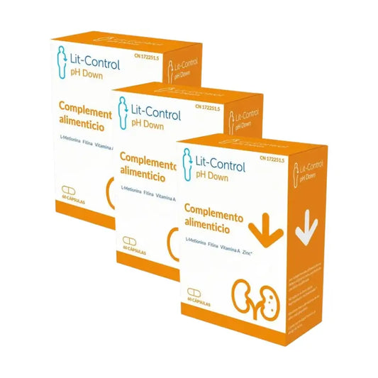 Exeltis Hc Lit-Control Ph Down, Pack 3x60 Cápsulas