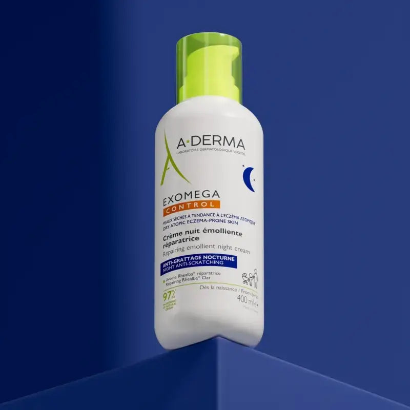 Aderma Exomega Crema De Noche Reparadora Emoliente, 400 Ml