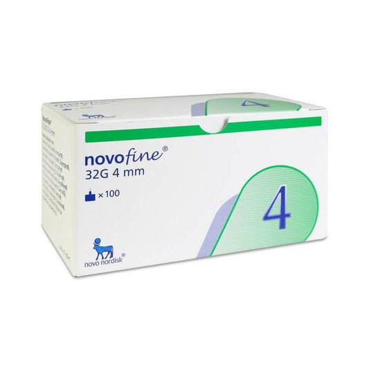 Novofine  Aguja De Insulina Novofine 32G 4Mm , 100 unidades