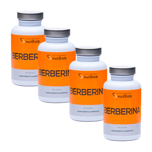 Pack Nutilab Berberina 500 Mg , 4x60 Cápsulas