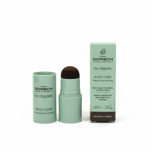 Farma Dorsch Root Cover Dark Brown Cubre Canas Moreno , 3 gr