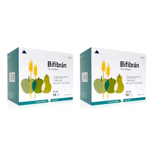 Farmasierra Bifibran 14 Sobres 5 Gr, Pack De 2
