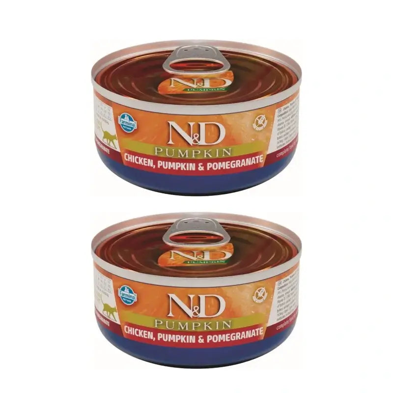 Farmina Cat Calabaza Pollo Caja 24X70Gr, Comida Húmeda Para Gatos, Pack De 2